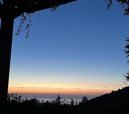 tramonto nel relax di una posadas (ostello)